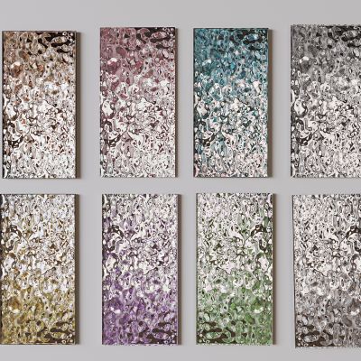 现代不锈钢护墙板 水波纹方形面板 天花吊顶墙饰