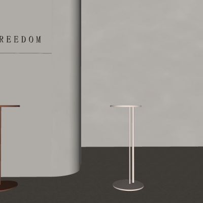 中古风迷你边几 可移动圆几小茶几 意式奶油实木小圆桌