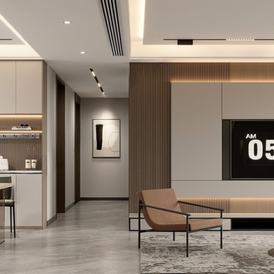 现代客餐厅 沙发茶几组合 餐桌椅组合 酒柜 鞋柜