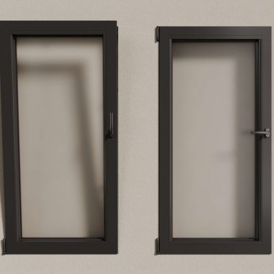 现代窗户  铝合金窗户 平开窗 落地窗