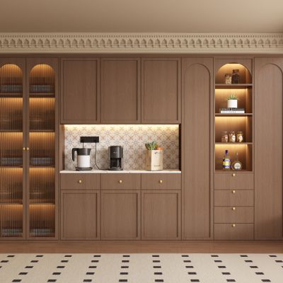 中古风酒柜 餐边柜