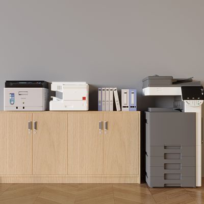 实木文件柜档案柜 打印机复印机 文件盒档案盒