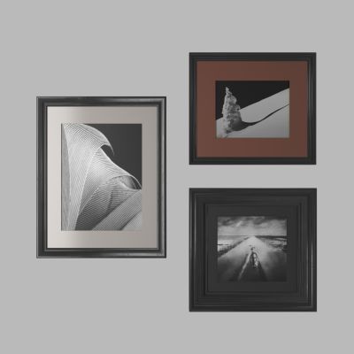 现代挂画相框角线