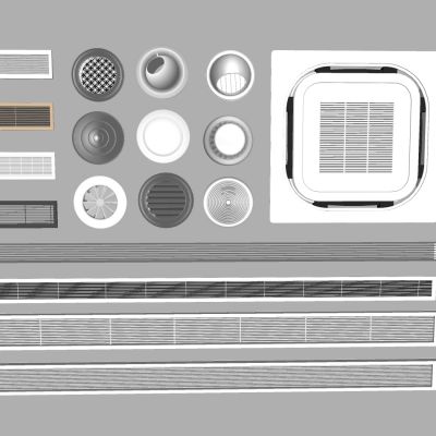 中央空调出风口 极窄空调出风口 百叶排风口