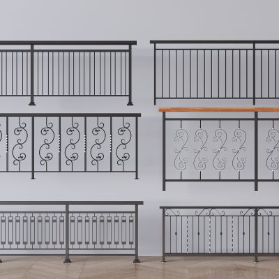 铁艺栏杆围栏护栏 铁艺雕花楼梯护栏