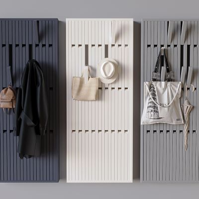 钢琴键挂衣钩挂钩 衣帽架衣服包包