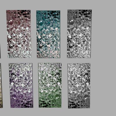 现代不锈钢护墙板 水波纹方形面板 天花吊顶墙饰