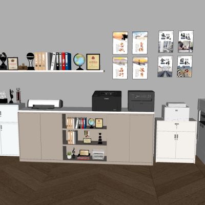 铁皮文件柜档案柜 打印机复印机 文件盒档案盒