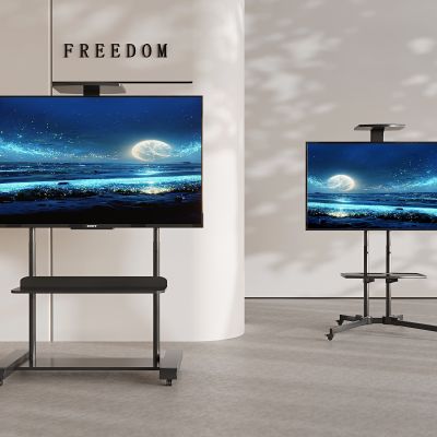高清液晶电视机 可移动支架电视 全面屏激光电视机