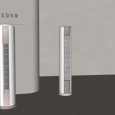 智能立式圆柱空调