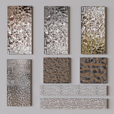 现代不锈钢护墙板 水波纹方形面板 天花吊顶墙饰