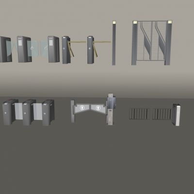  闸口 安检口  自动门 栏杆