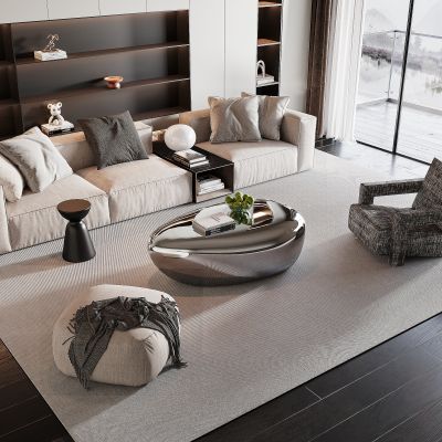 现代沙发茶几组合