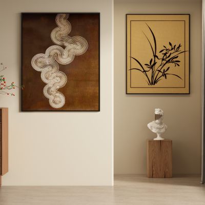 复古中古风装饰画挂画 