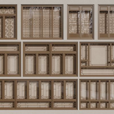 新中式窗户