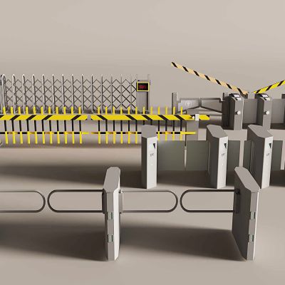  闸口 安检口  自动门 栏杆