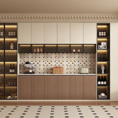 中古风酒柜 餐边柜