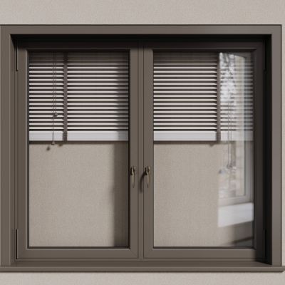 现代窗户  铝合金窗户 平开窗 落地窗