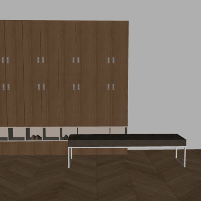 实木鞋柜储物柜 换鞋凳长凳