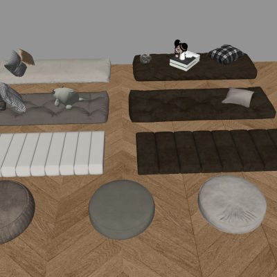 榻榻米坐垫飘窗垫 软包坐垫抱枕蒲团