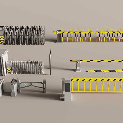 伸缩门 收费杆 闸口 安检口 岗亭 隔离带 自动门
