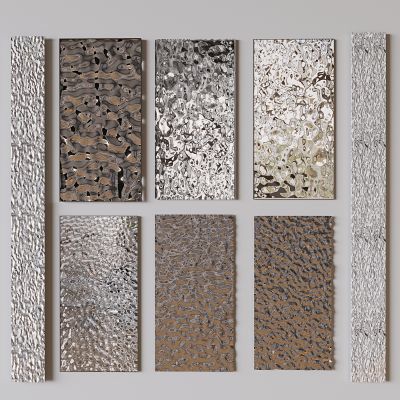 现代不锈钢护墙板 水波纹方形面板 天花吊顶墙饰