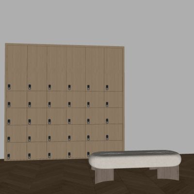 实木鞋柜储物柜 软包换鞋凳长凳 电子智能鞋柜