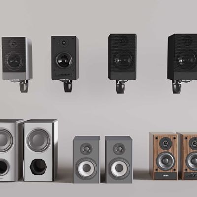 落地音响低音炮 挂墙音响影音设备