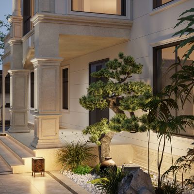 现代庭院
