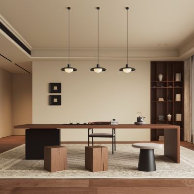 现代中古风茶室