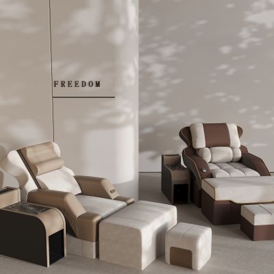 电动按摩床躺椅 足疗足浴沙发椅