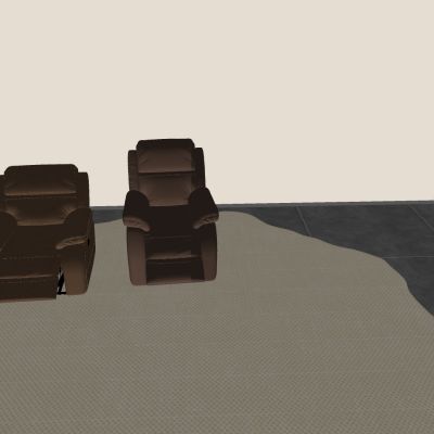 脚踏沙发椅躺椅 轻奢皮质沙发椅