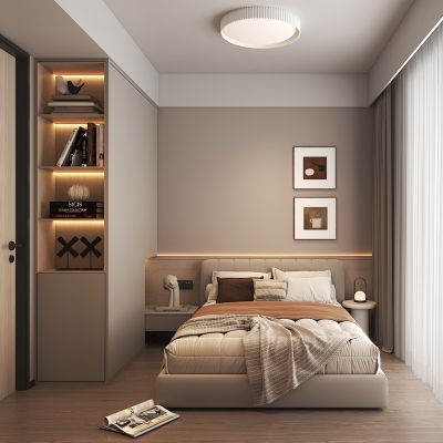 现代意式家居卧室_现代卧室