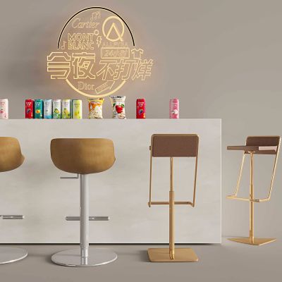 吧台酒水零食饮料 吧椅吧凳高脚凳