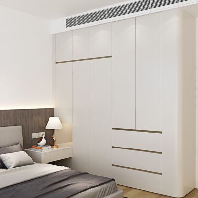 现代衣柜 圆弧衣柜