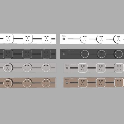 可移动轨道插座SU模型