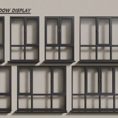 现代铝合金窗户