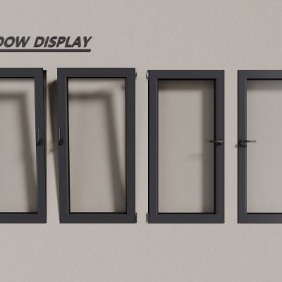 现代铝合金窗户
