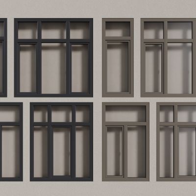 现代铝合金窗户