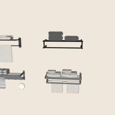 卫浴小件置物架 毛巾杆毛巾浴巾架 