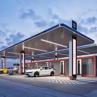 新能源充电站极氪汽车充电站