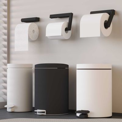 卷纸卫生纸厕纸 卷纸架垃圾桶