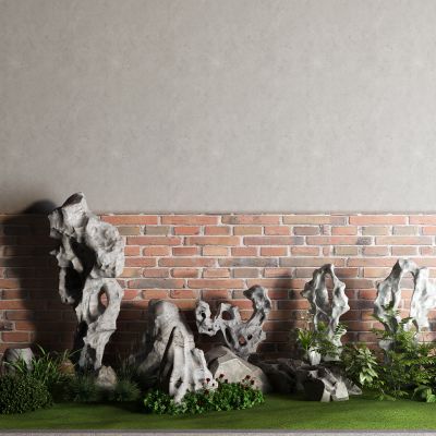 中式景观石 石头 石桌 太湖石