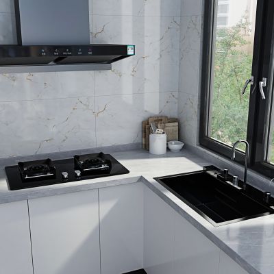 烟机 炉灶 水龙头 洗菜盘