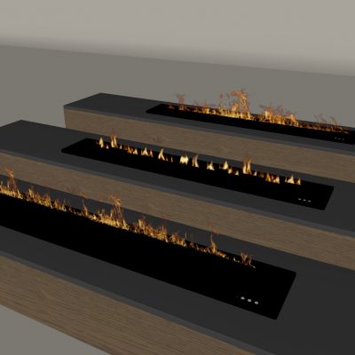 智能电子火焰壁炉 嵌入式火焰壁炉