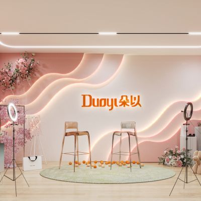 现代服装直播间