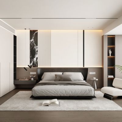 现代风格卧室