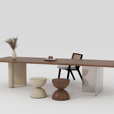 中古书桌椅组合