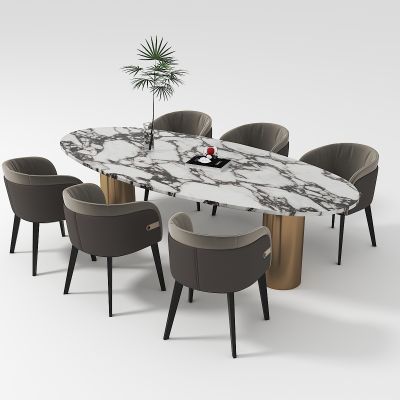 意式餐桌椅组合