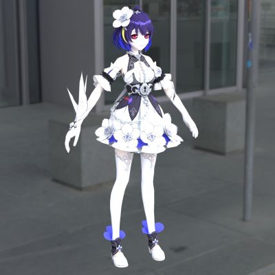 白希动漫二次元女人女孩人物角色